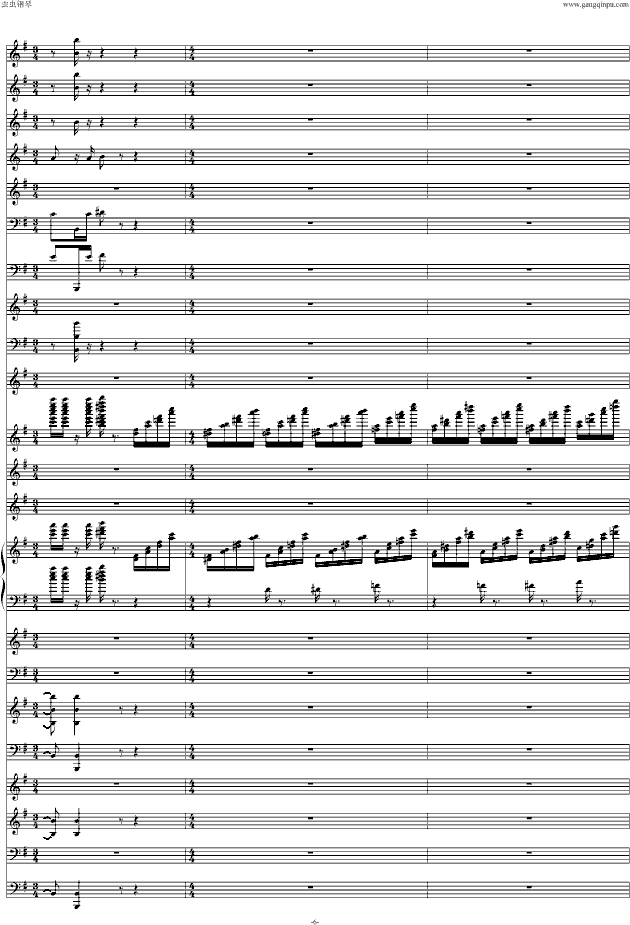 糖果仙子舞曲钢琴曲谱（图6）