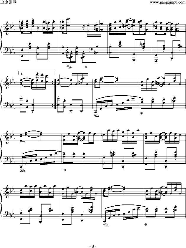 Nightingale钢琴曲谱（图3）