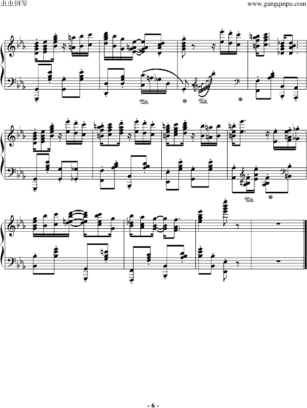 Nightingale钢琴曲谱（图6）