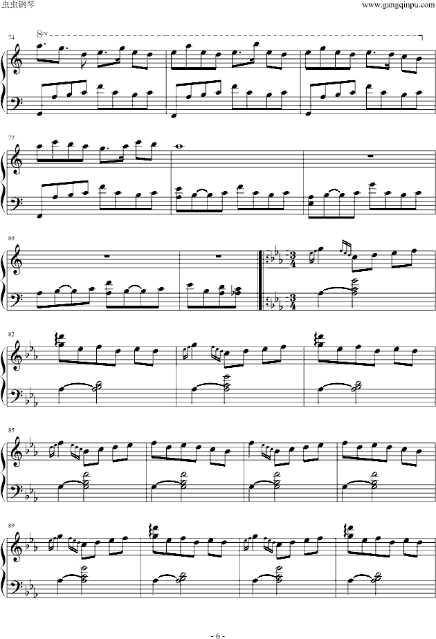说话的鱼钢琴曲谱（图6）