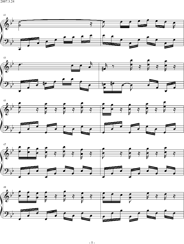 Marching Season钢琴曲谱（图5）