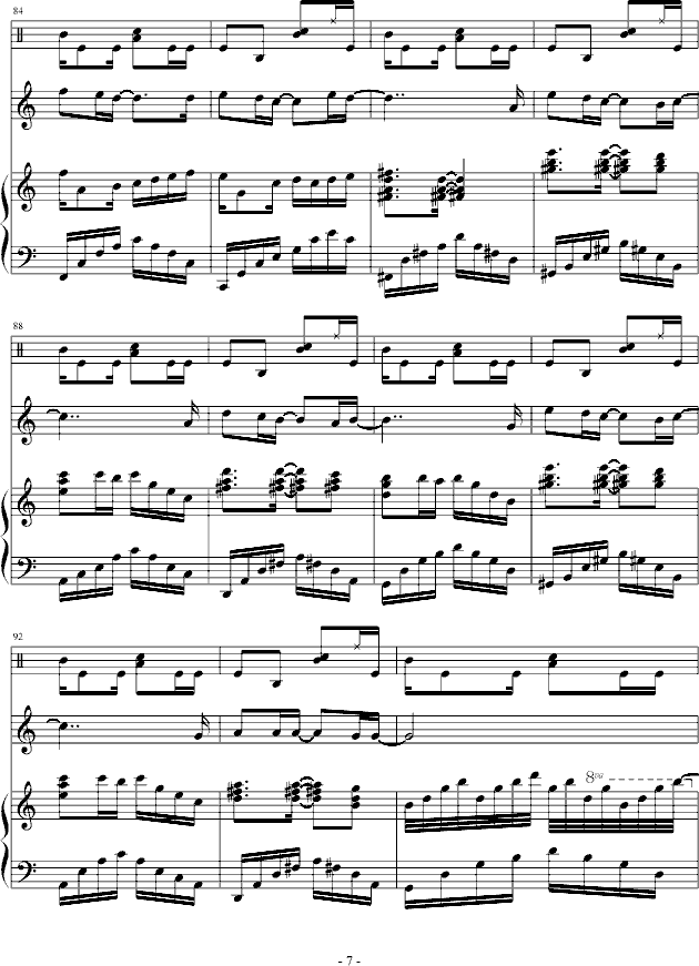 my love钢琴曲谱（图7）