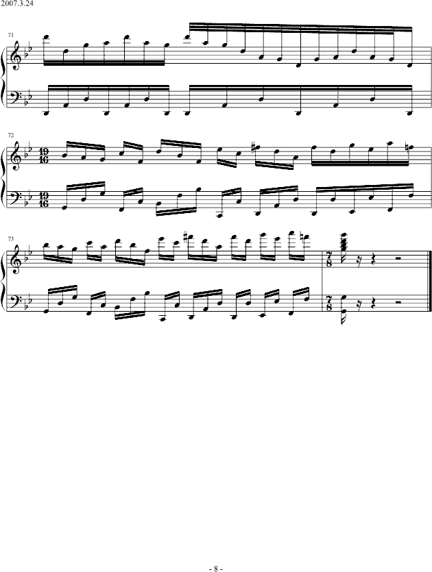 Marching Season钢琴曲谱（图8）