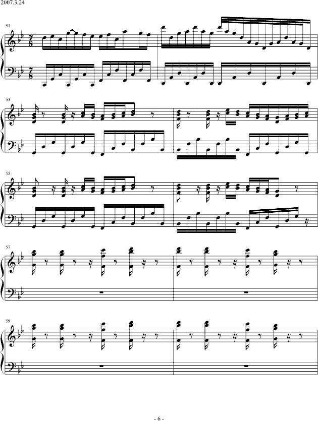 Marching Season钢琴曲谱（图6）