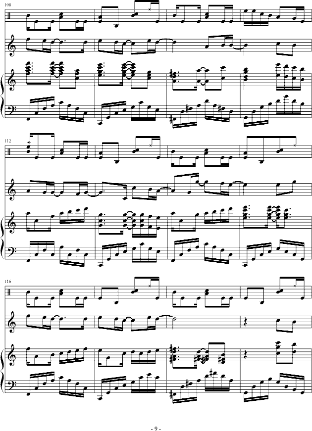 my love钢琴曲谱（图9）