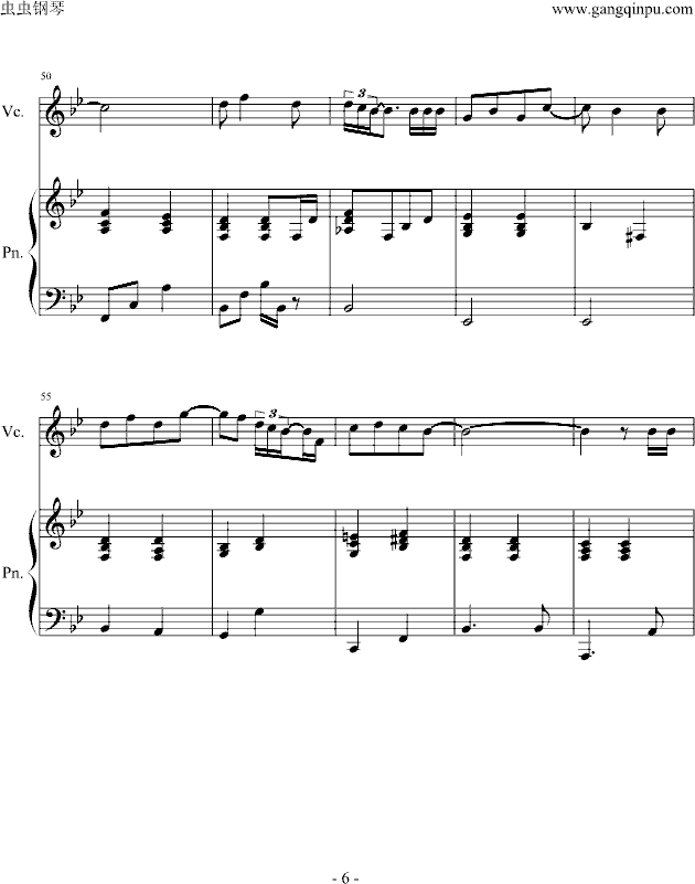 Desperado钢琴曲谱（图6）