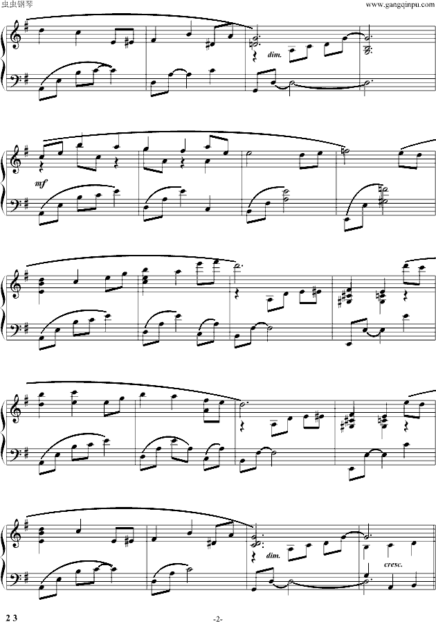 Chaconne钢琴曲谱（图2）