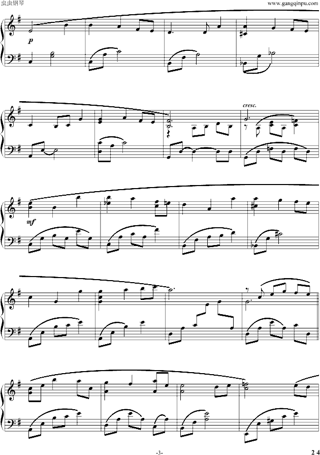 Chaconne钢琴曲谱（图3）
