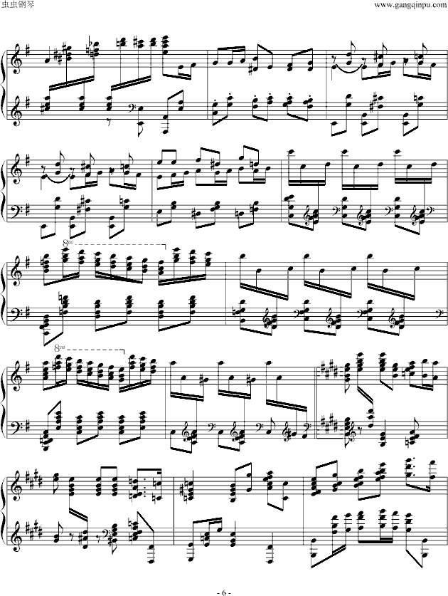 卡门幻想曲钢琴曲谱（图6）