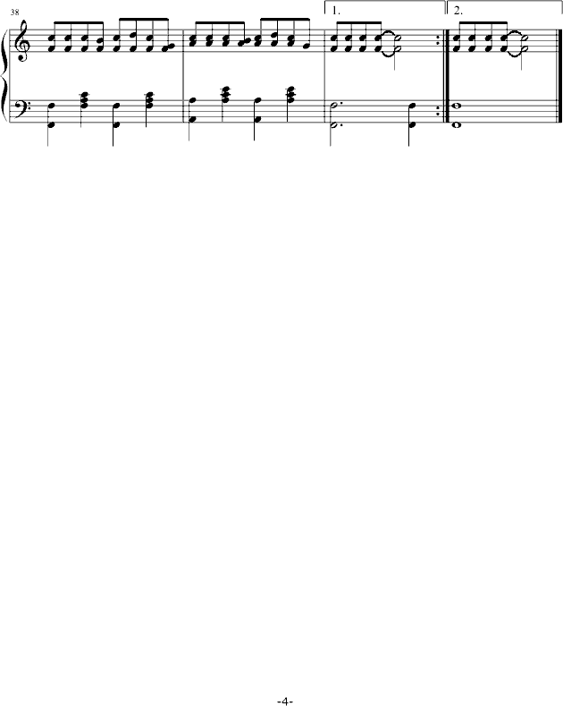 安静了钢琴曲谱（图4）