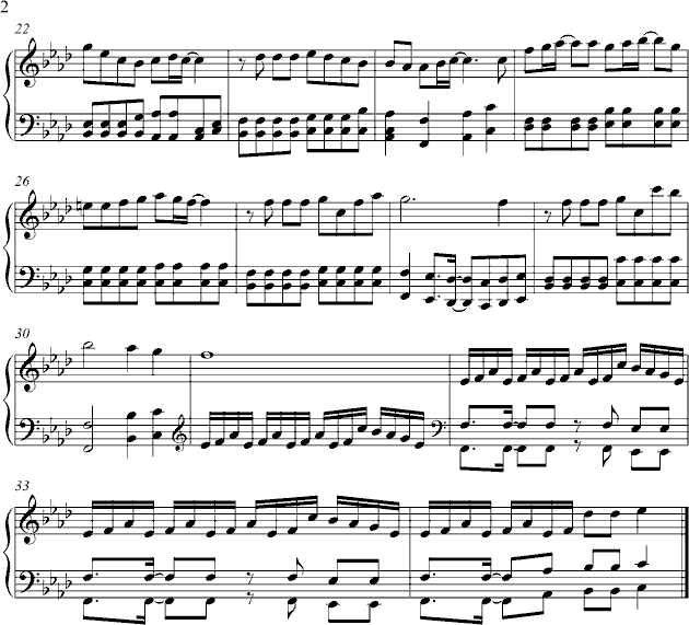 存在的理由钢琴曲谱（图2）