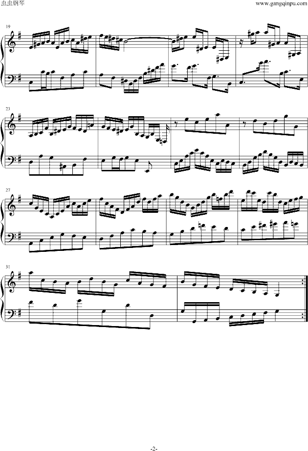 Goldberg Variations 1钢琴曲谱（图2）