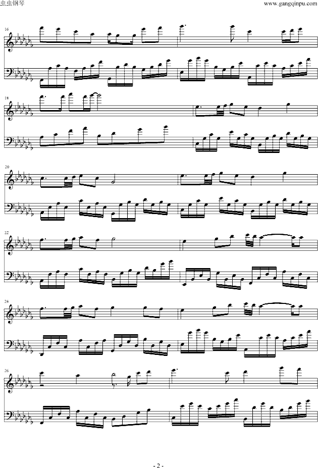 Good Night钢琴曲谱（图2）