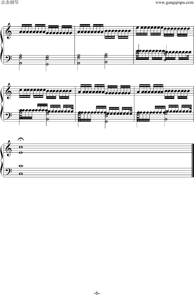 VARIATIONS ON THE KANON钢琴曲谱（图6）