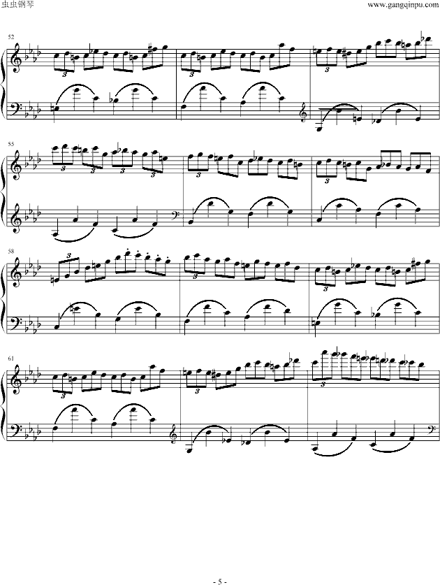 肖邦练习曲14钢琴曲谱（图5）