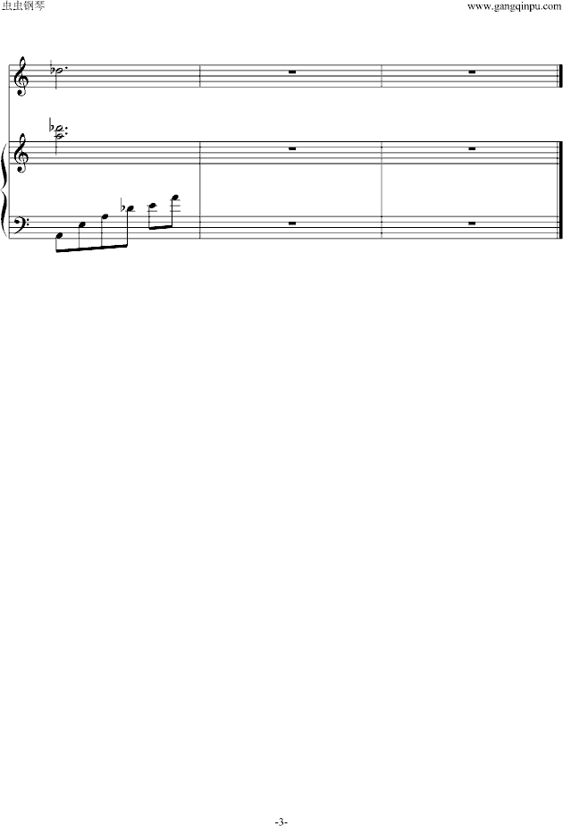 A Chinese tall story（节选）钢琴曲谱（图3）
