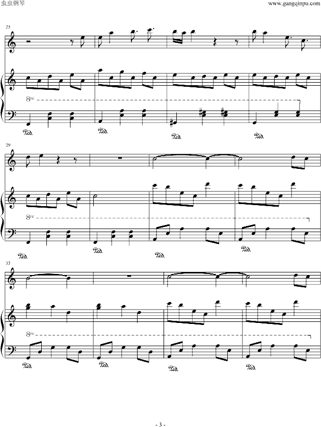 the hill钢琴曲谱（图3）