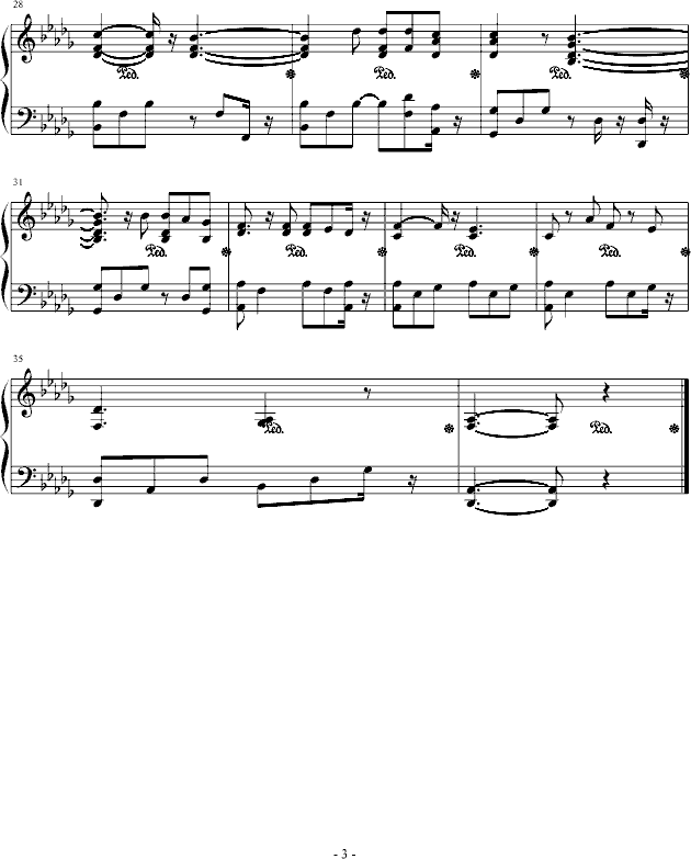 A divine. romantic story钢琴曲谱（图3）