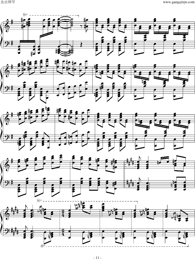 卡门幻想曲钢琴曲谱（图11）