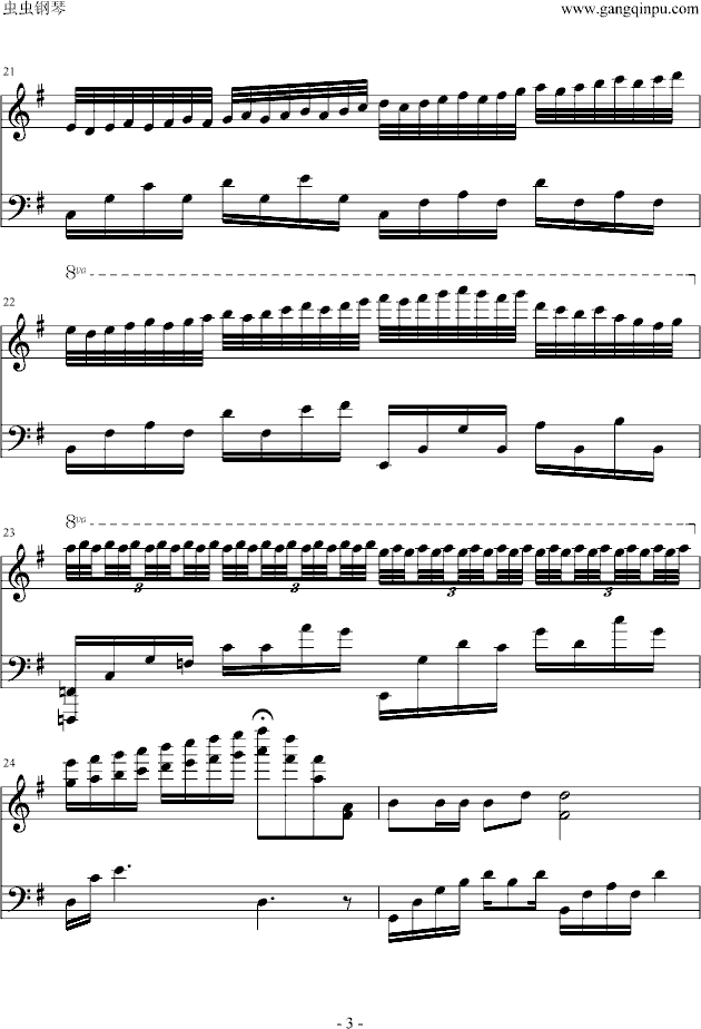 我不怕输钢琴曲谱（图3）