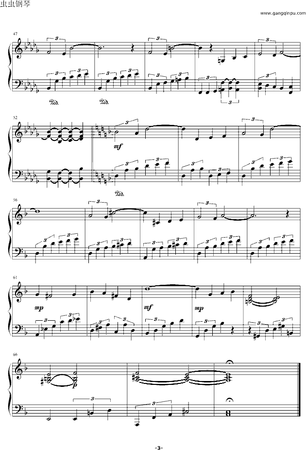 Farewell钢琴曲谱（图3）