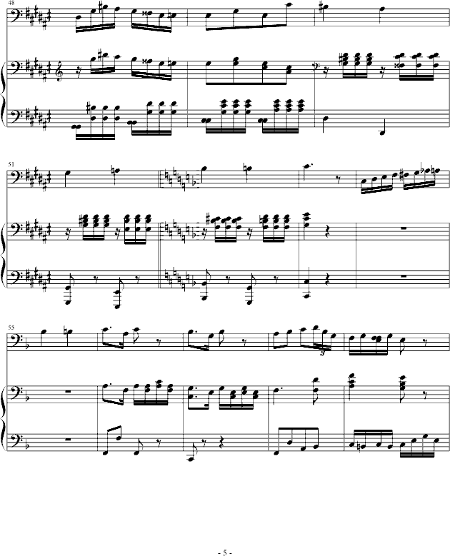 大提琴协奏曲钢琴曲谱（图5）