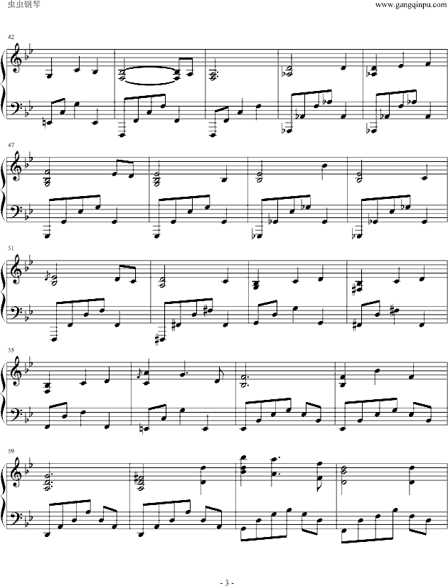 school days悲伤结局音乐钢琴曲谱（图3）