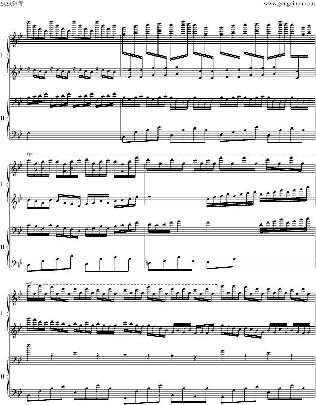 红灯笼钢琴曲谱（图2）