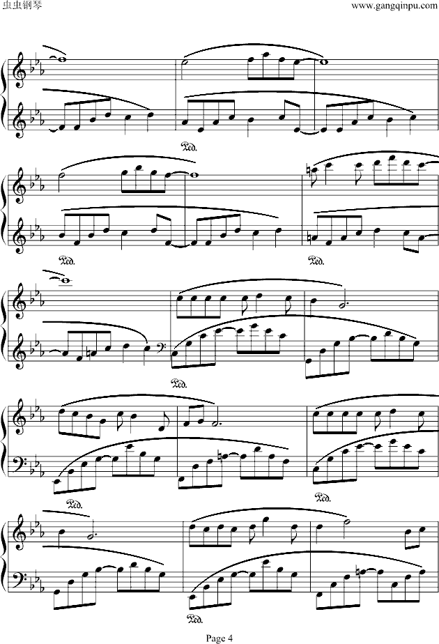 亲亲我的宝贝钢琴曲谱（图4）