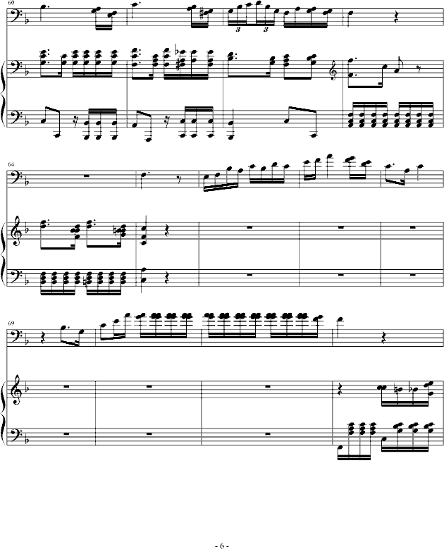 大提琴协奏曲钢琴曲谱（图6）