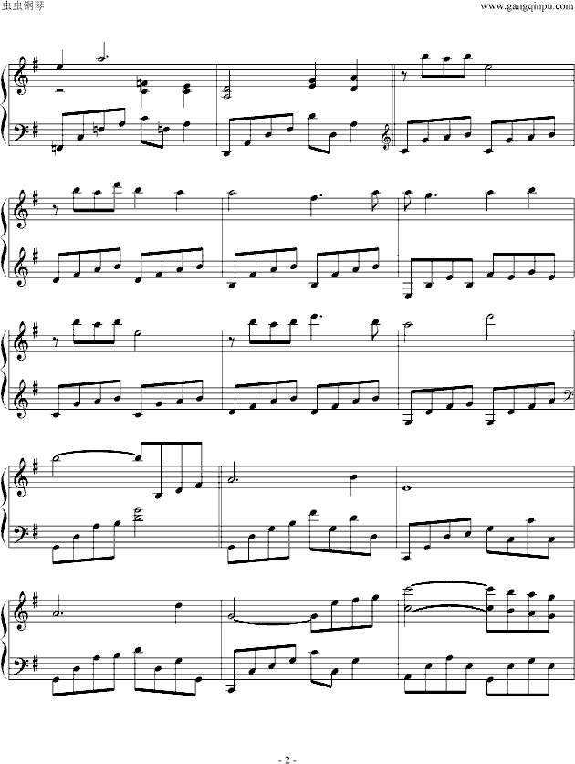 Love Theme钢琴曲谱（图2）