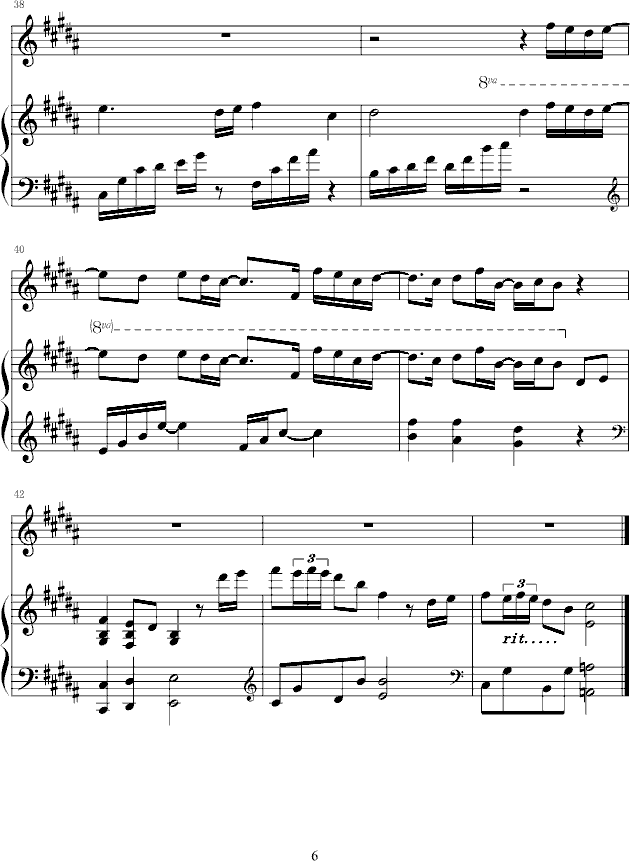 向左走向右走钢琴曲谱（图6）