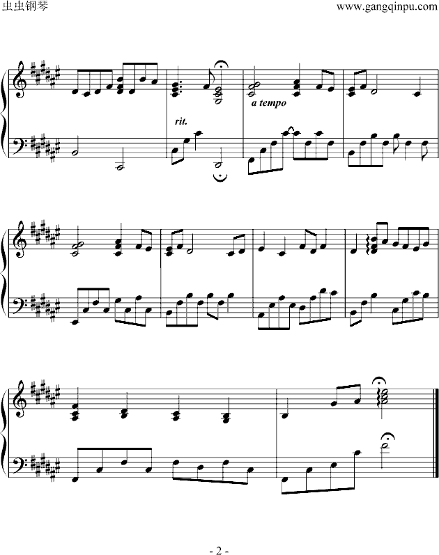 汐钢琴曲谱（图2）