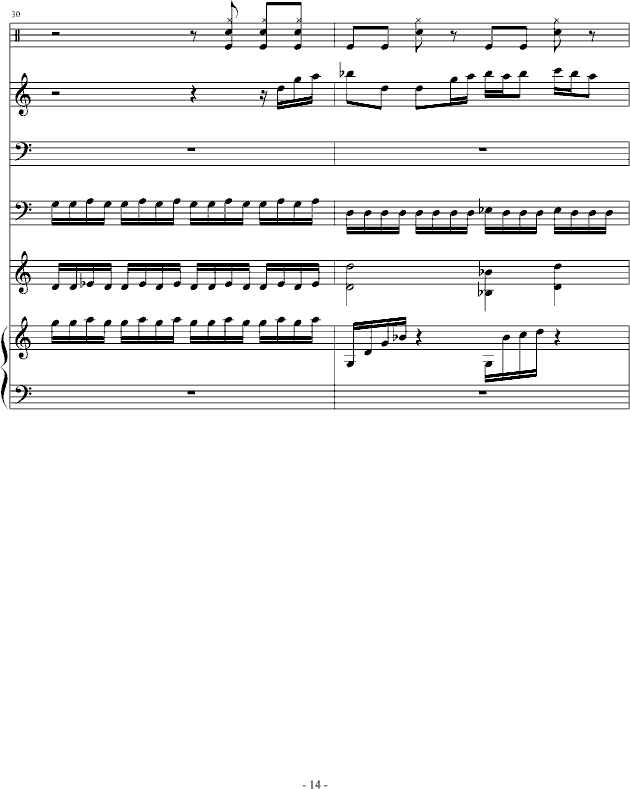 骑士精神钢琴曲谱（图14）