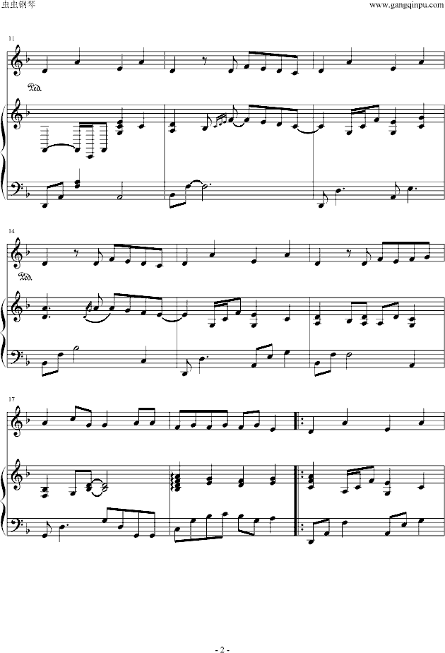 星像仪（完整版）钢琴曲谱（图2）