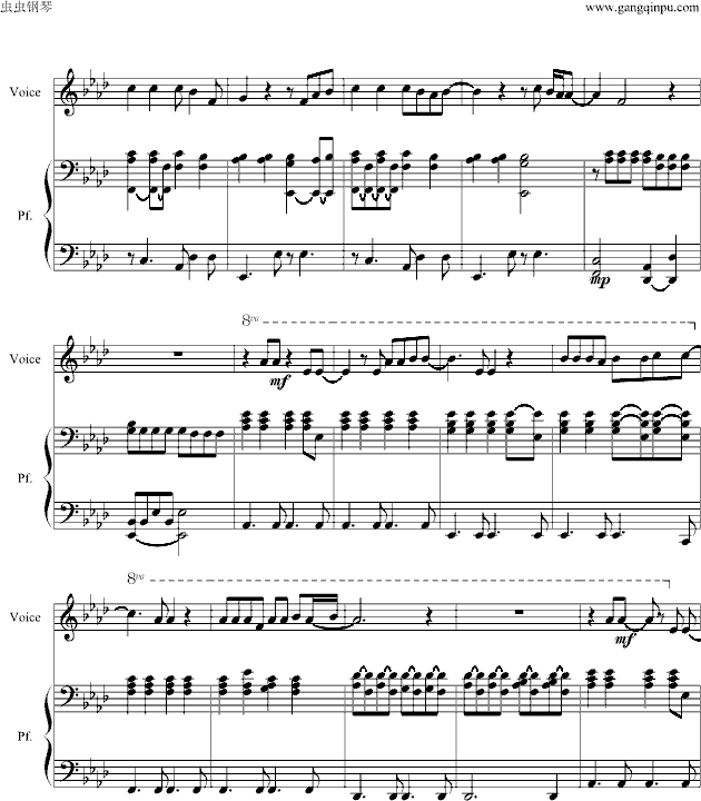 Run钢琴曲谱（图2）