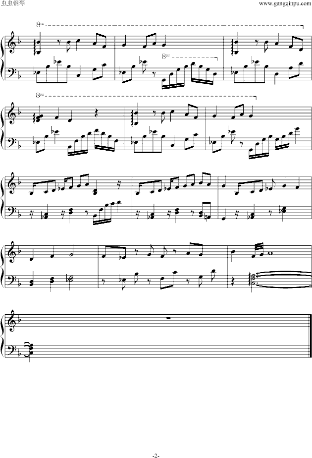 Anypartofdream钢琴曲谱（图2）
