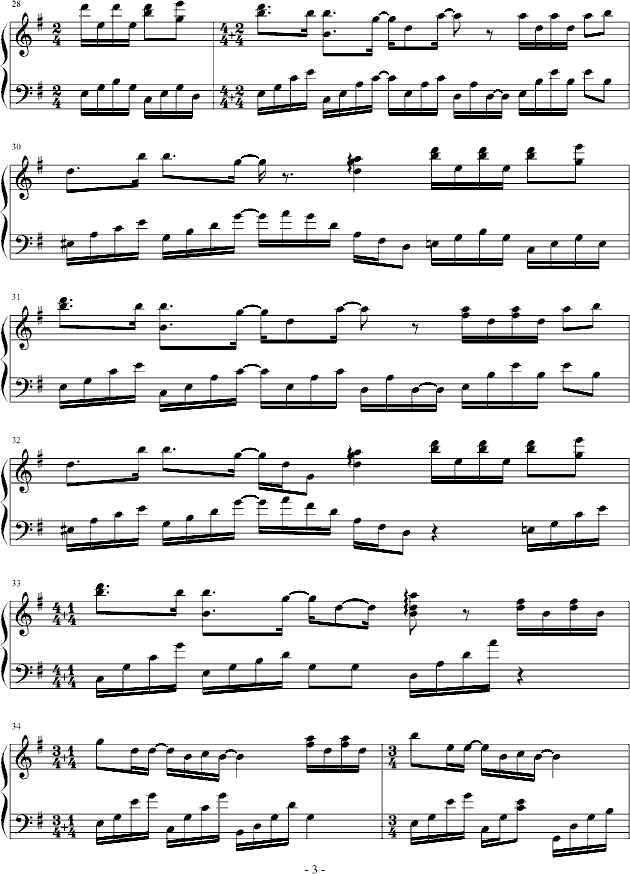 Hope.the Best of KEY钢琴曲谱（图3）