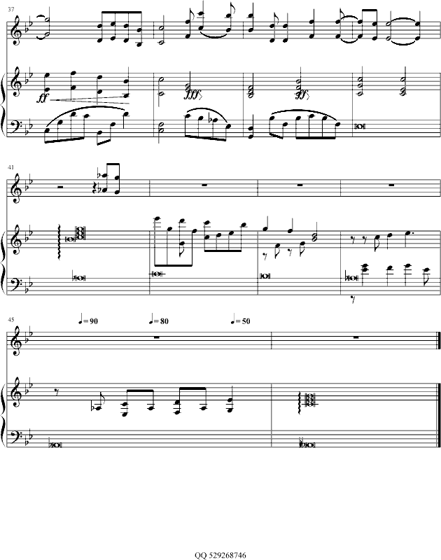 节拍器钢琴曲谱（图4）