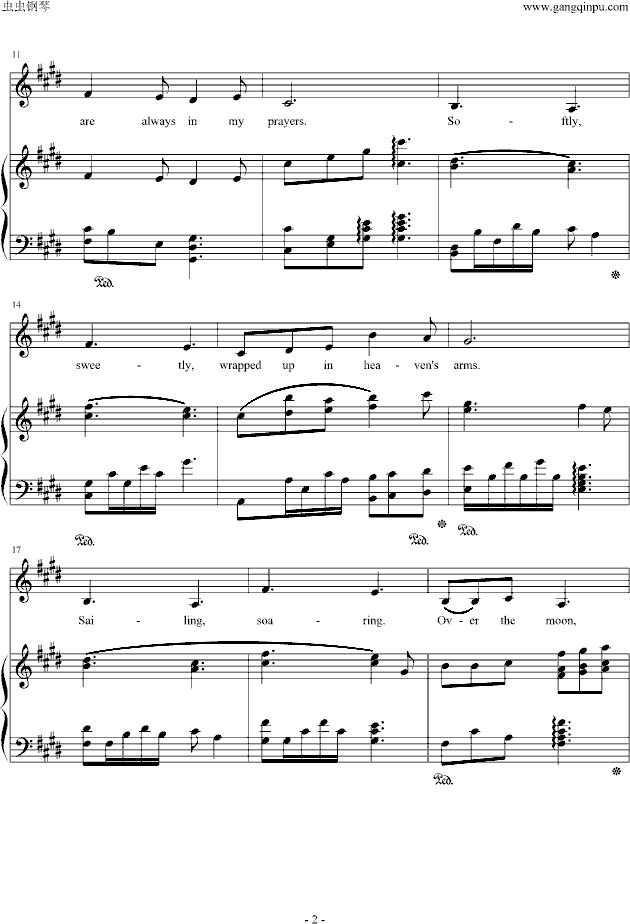 JE T`AIME钢琴曲谱（图2）