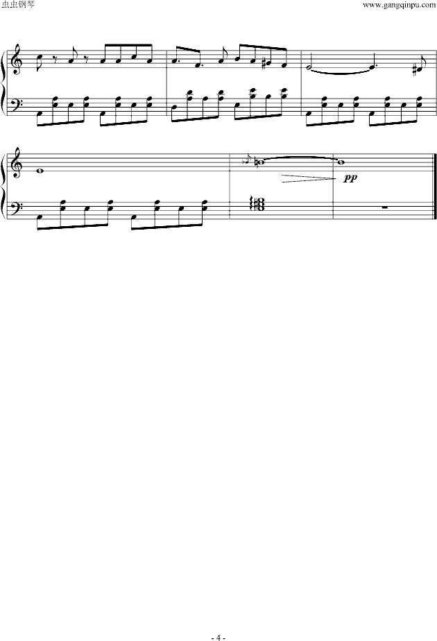 just a small fry钢琴曲谱（图4）