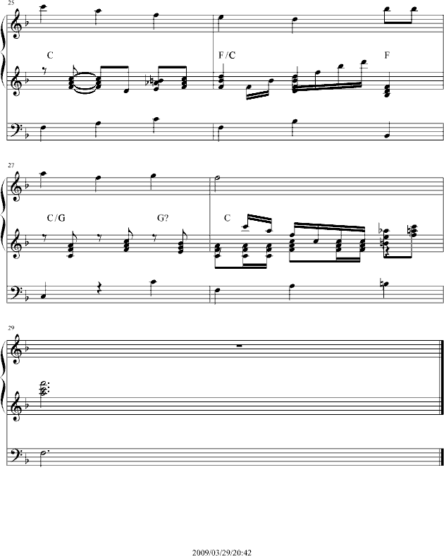 生日歌（爵士版）钢琴曲谱（图5）