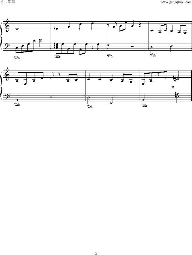士兵突击插曲（吉他版改编）钢琴曲谱（图2）