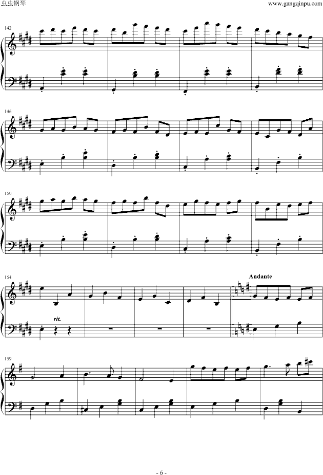 Granado Espada钢琴曲谱（图6）
