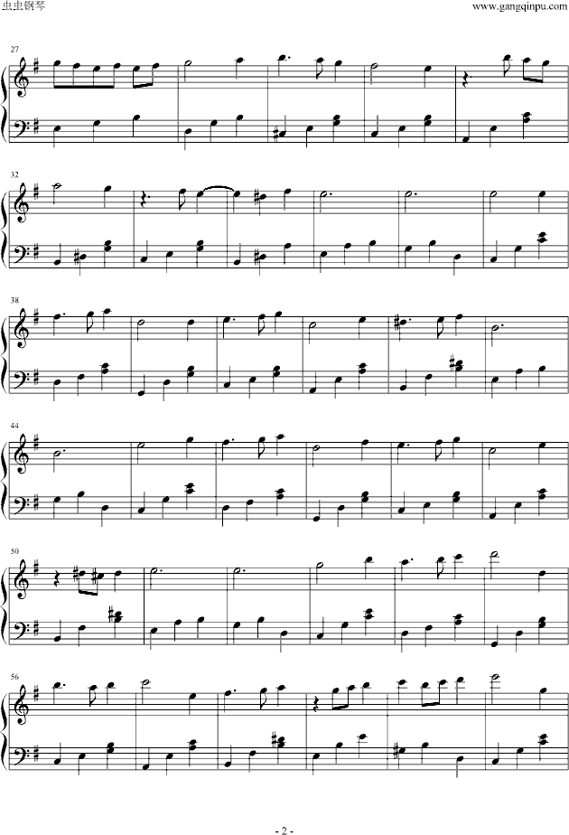 Granado Espada钢琴曲谱（图2）