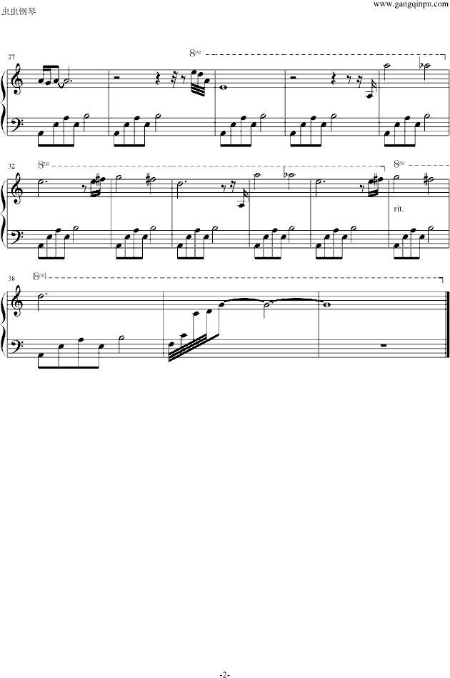 ai ka by winshy钢琴曲谱（图2）