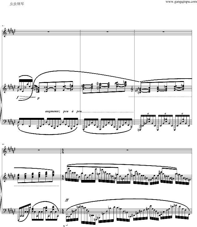 夜之幽灵组曲之水妖钢琴曲谱（图9）