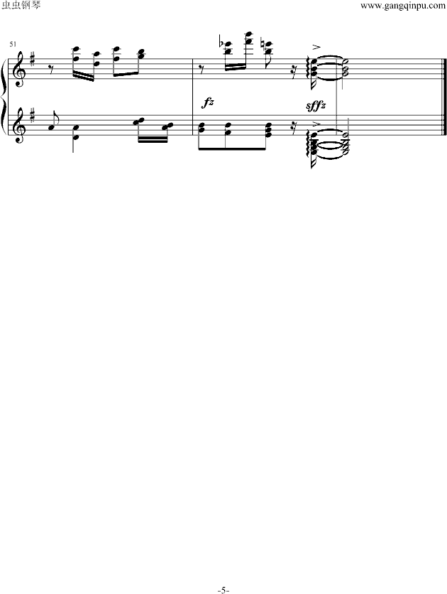 《糖果仙子》舞曲钢琴独奏钢琴曲谱（图5）