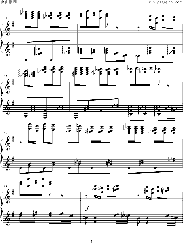 《糖果仙子》舞曲钢琴独奏钢琴曲谱（图4）
