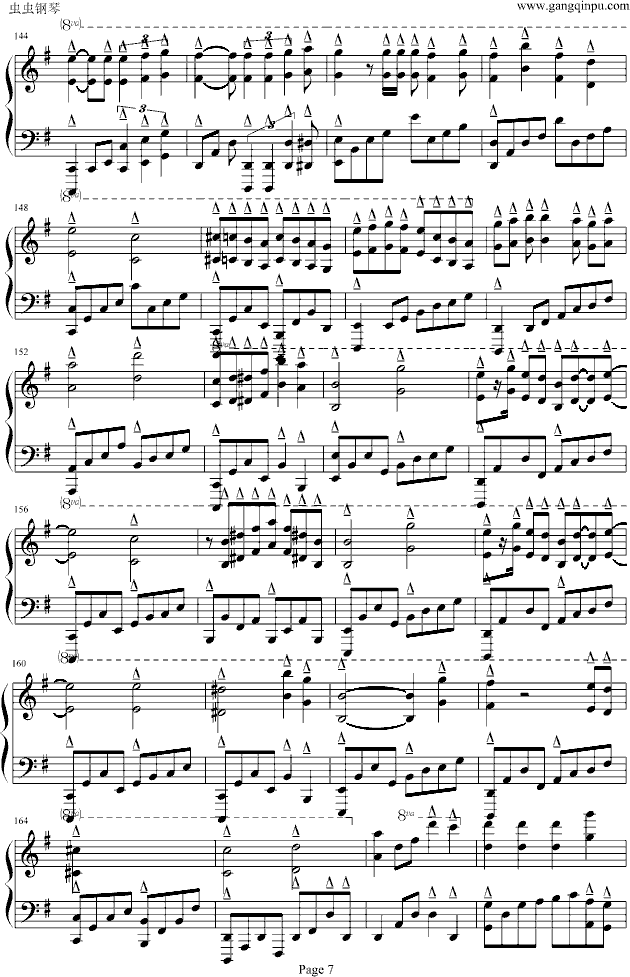 化蝶钢琴曲谱（图7）